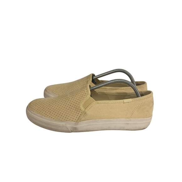 Keds Womens dream foam Size 8.5 Perforated Yellow Slip-On Sneakers shoes - Picture 3 of 8